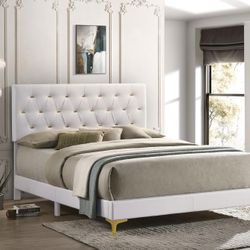 Brand New Queen Bed with Queen Mattress / Cama Queen con Colchon Queen Nuevo a Estrenar … Fast 🚚
