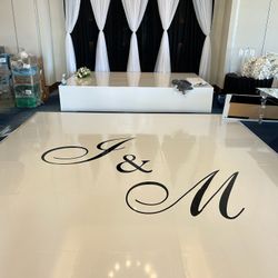 Dance Floors for all occasions any size, design and logos for you special occasions.