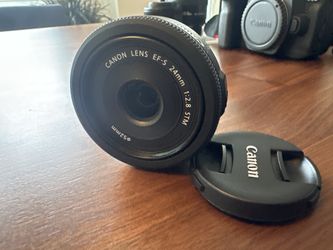 Canon EF-S 24mm f/2.8 STM Pancake Lens, Like New, Fully Tested