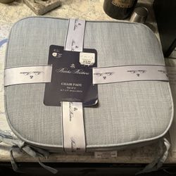 New set of two Brooks Brothers chair pads measuring 14.7" x 17"
