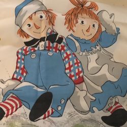 Vintage Raggedy Ann & Andy Queen/Full Sheet Set