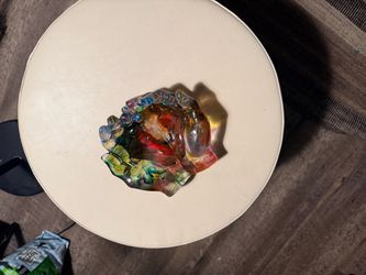 Multicolor Resin Hand Sculpture