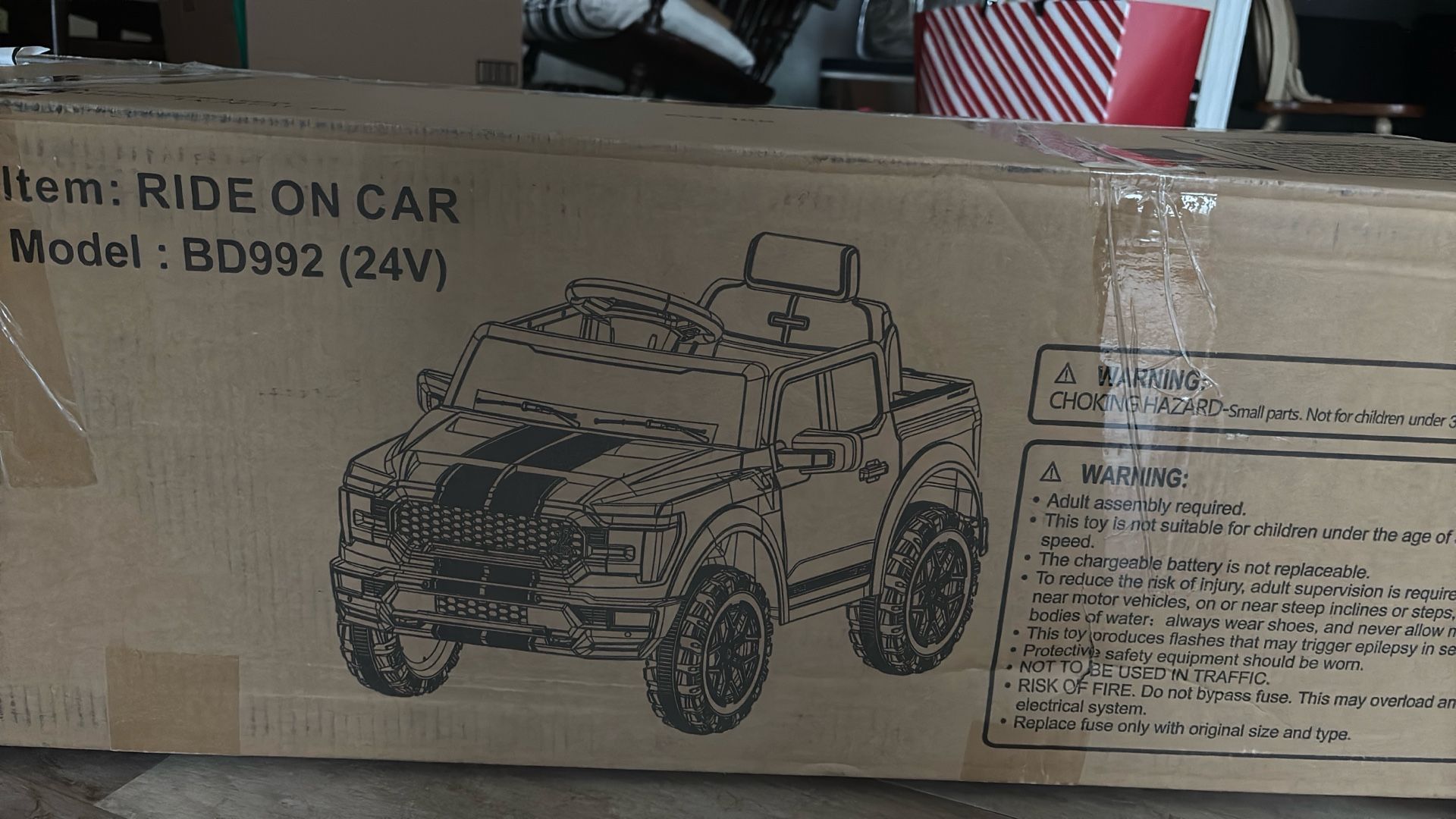 Ride On Car For Kids - 2024 Ford Shelby F-150