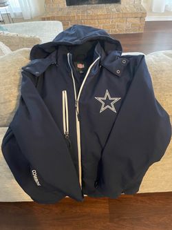 NFL Men's Blue and White Dallas Cowboys Coat