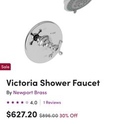 High End Newport brass Shower Trim Set 