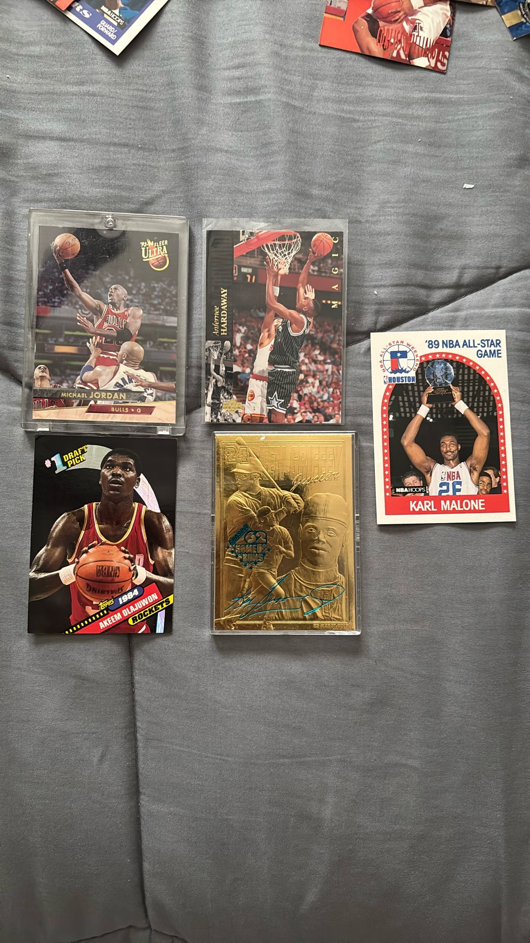 baseball and basketball cards