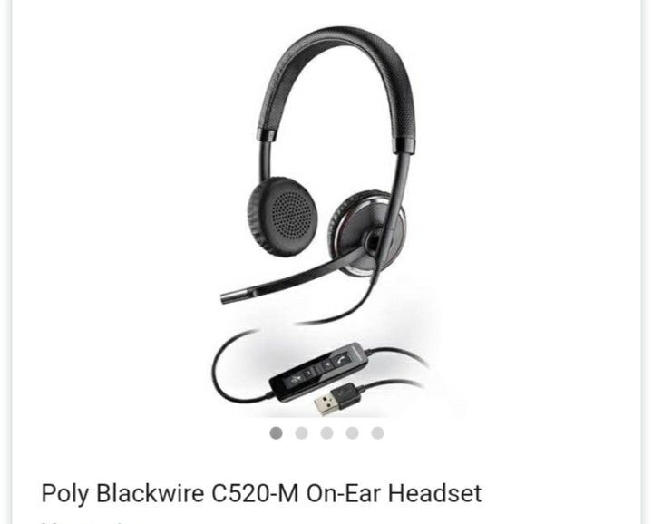 Plantronics headphones with mic