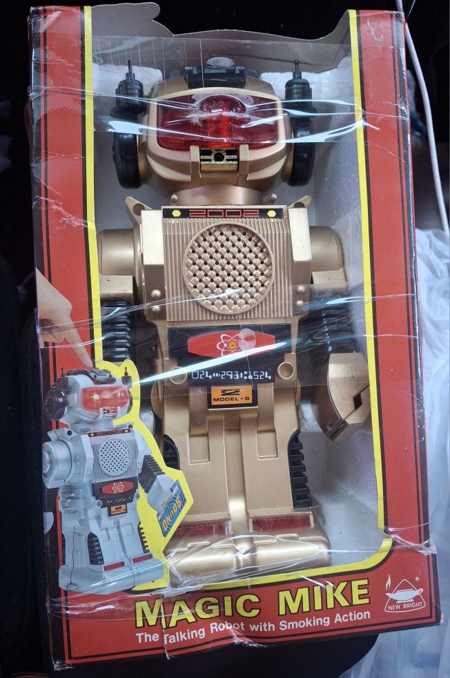Vintage Magic Mike Talking Robot