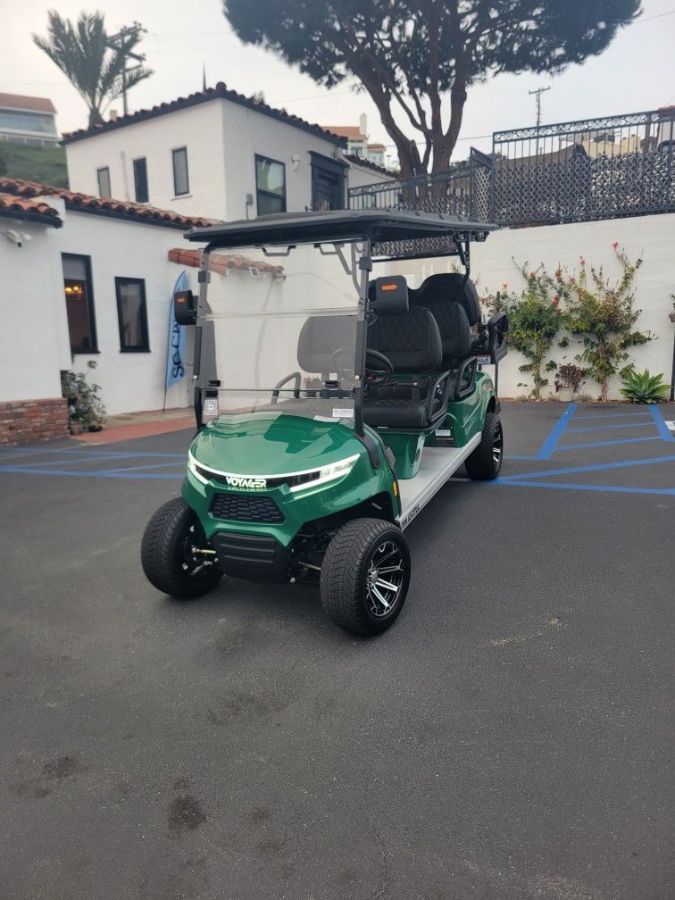 2025 Voyager Patriot 6-Passenger Non-Lifted 72-Volt Lithium Street Legal LSV Golf Cart