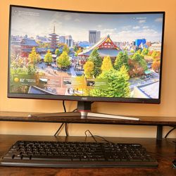 Refurbished PC w/ Monitor, Keyboard, Mouse, Headset and PS5 Controller