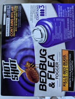 Hot shot Bed Bug / Flea Fogger 3 Bottles, 5 Packs