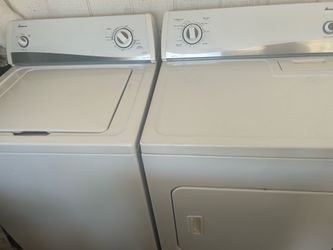 Amana washer and dryer