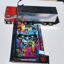 Optimus Prime ROTB popcorn & drink truck 