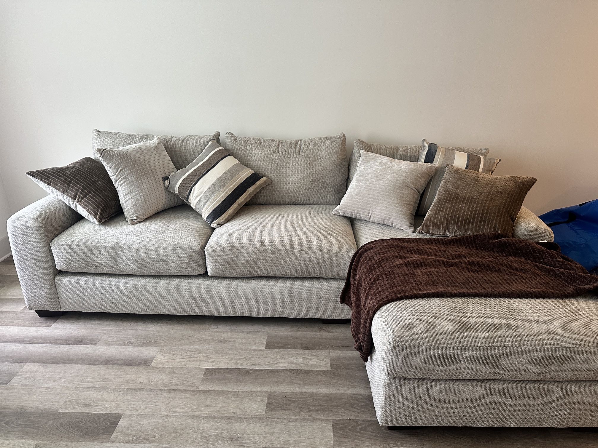 Beige-brown Sectional