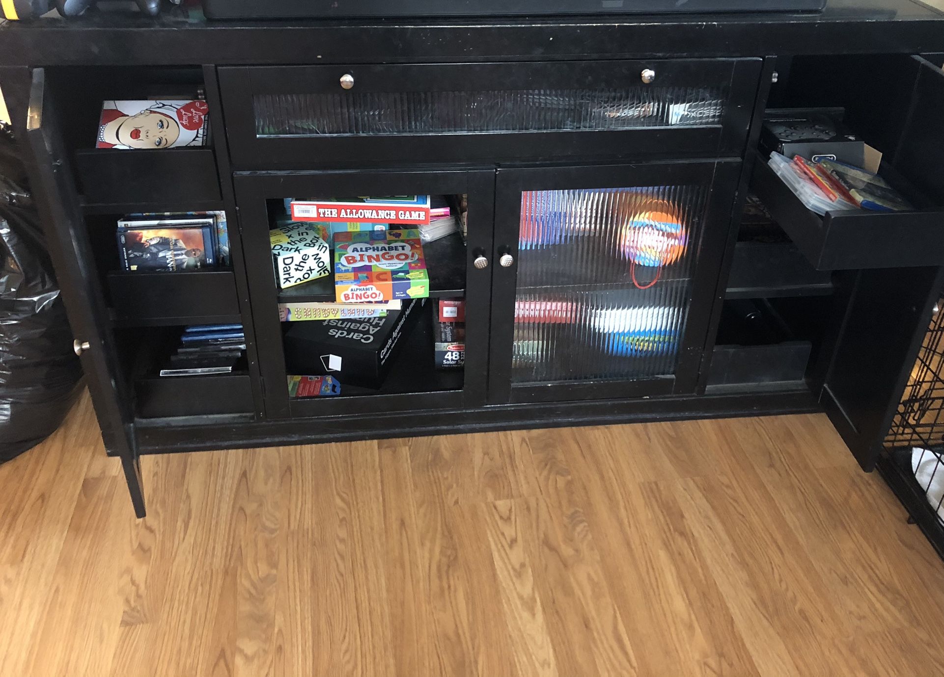 Entertainment Center Black