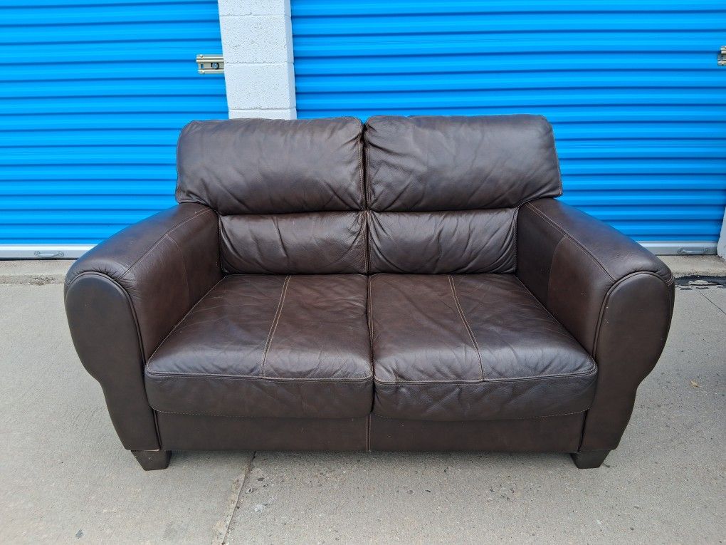 Leather Couch 