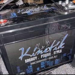 Kinetik HC3800 Blu 12 volt battery 