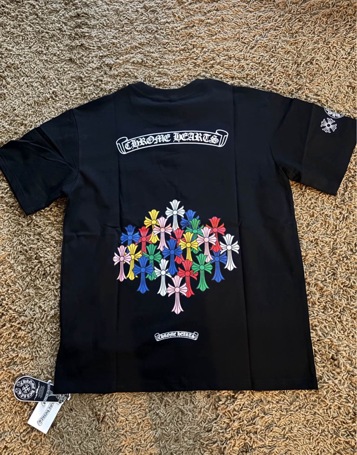 Chrome heart tee size Large