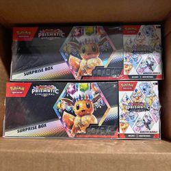 Prismatic Evolutions surprise box and booster bundle