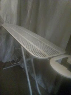 White Folding Ironing Board