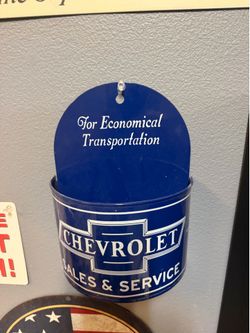 Chevrolet Vintage Wall Pocket Sales & Service