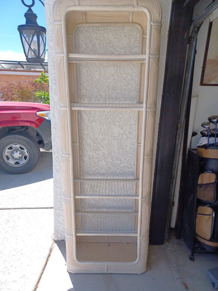 Gabriella CRESPI Pencil Reed style Etagere 82x28x15 -4 12×24 Shelves $650obo