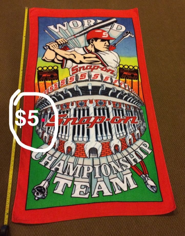 Snap On Tools 🧰 Beach Towel