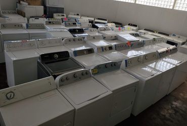 Top load washer and dryer set working perfectly with 4 months warranty from $275 and up