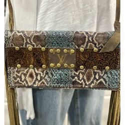 New Upcycled Fringe Purse