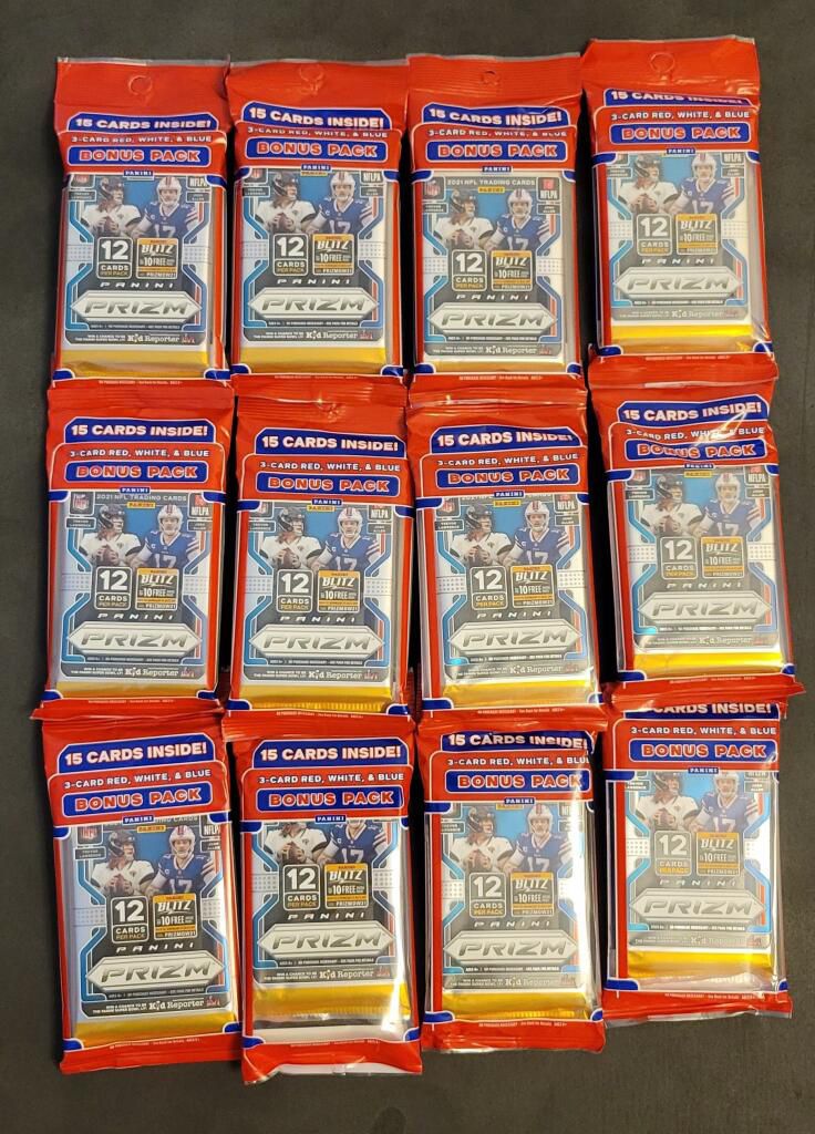2021 Panini Prizm NFL Football Cello Pack Brand New Factory Sealed