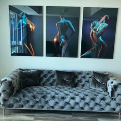 Set Of 3 Acrylic Wall Art