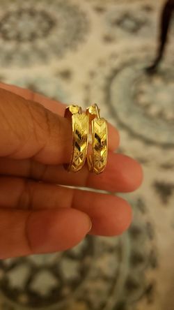AERRINGS GOLD PLATED