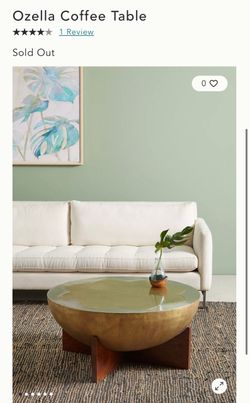 Anthropologie Ozella Coffee Table