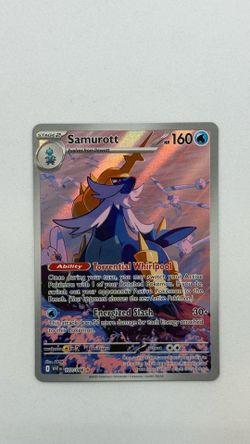 Samurott SV: White Flare 107/086 Holo EN Illustration Rare 160 HP Stage 2