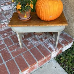 Antique Wood Bench  Cute Little Bench For Plants 🪴 Or For Kids 24.5-15.5-12 Inches