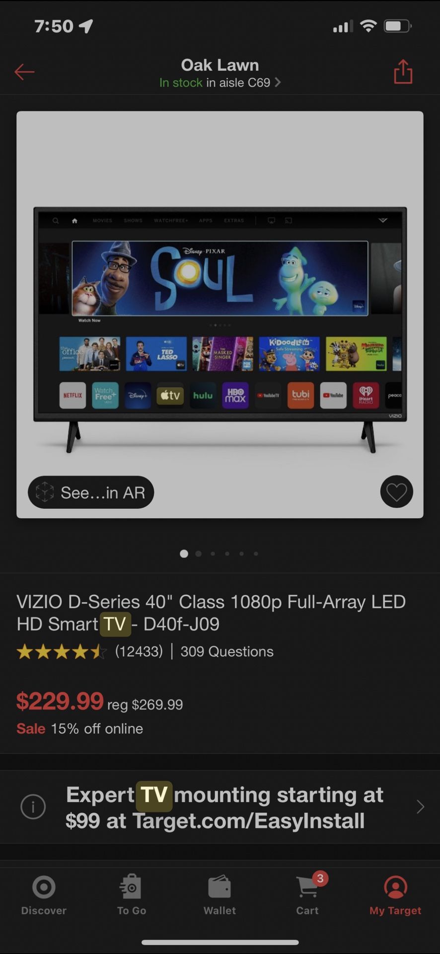 Vizio Tv 40 Inch