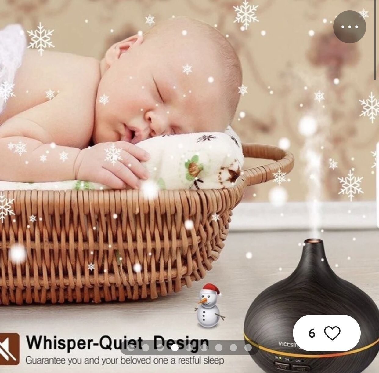 VicTsing Essential Oil Diffuser & Humidifier Aroma Diffuser with light colors