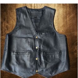 Roma Leather Concealment Vest XLR