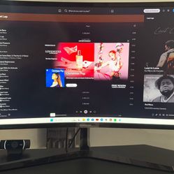 30” Samsung Curved Monitor 