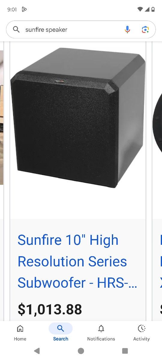 Sunfire Speakers