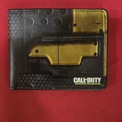 4 1/8" By 3 3/8"  Call Of Duty Wallet 