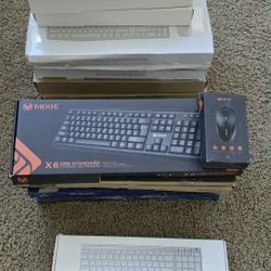 Keyboard  SETs  ⌨️🖱️Key. & Mouse Wireless  and Wired  Sets new Various  Brand, Bluetooth  usb  Doungle  Unifying  -  Work Excellent  NEW ✔️ 