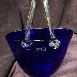 Design Society Cobolt Blue Blown Glass