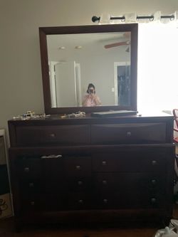 Dresser And Mirror