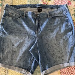 Torrid - Harry Potter Denim Shorts Sz26
