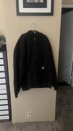 Carhartt Black Zip-Up Hoodie