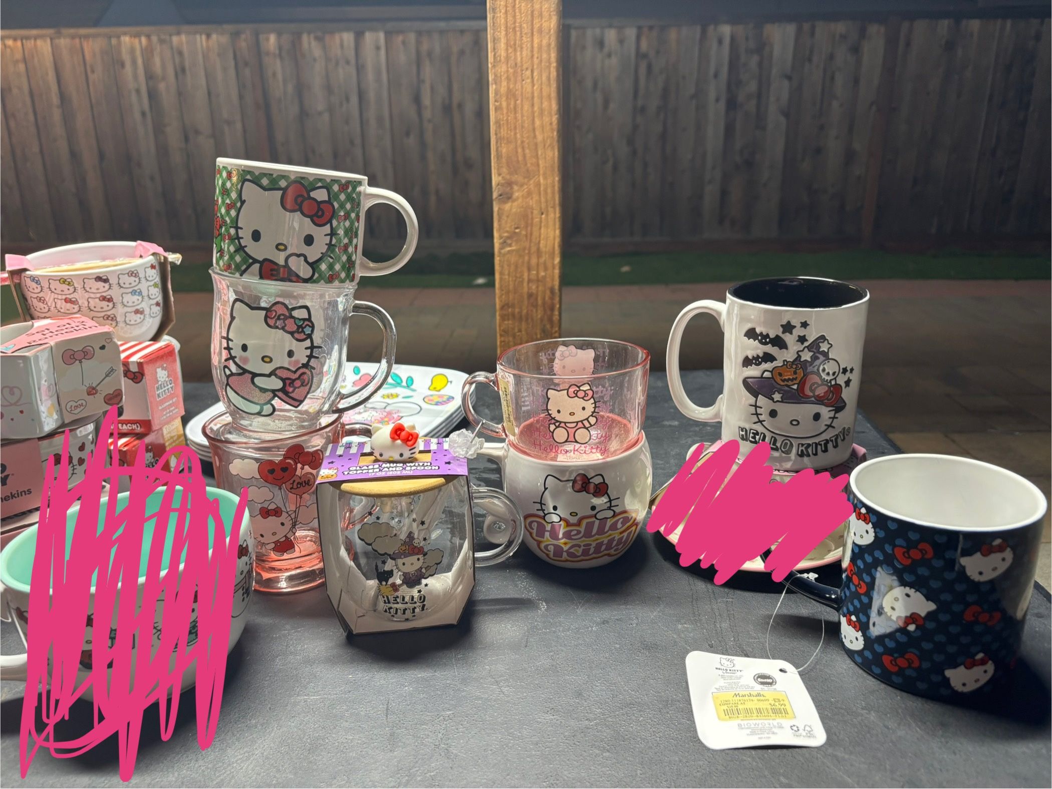 hello kitty cups