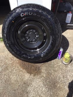 Crosswind A/T Spare Tire on Steel Wheel