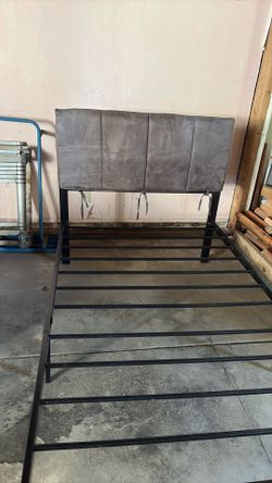 Twin size bed frame.