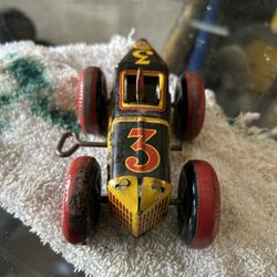 Vintage Mar, Tin Windup Toy Car